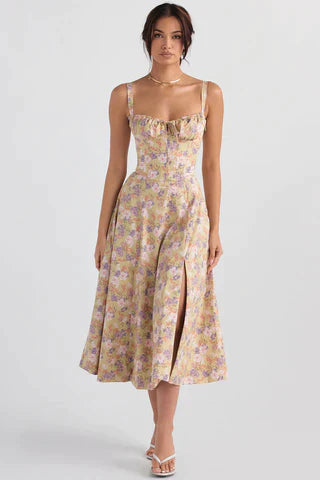 Robe Midi Colorée et Élastique - BerlinGlamour