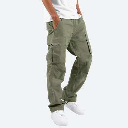 Pantalon Homme Cargo Confort avec Poches Multi
