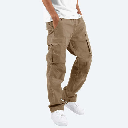 Pantalon Homme Cargo Confort avec Poches Multi