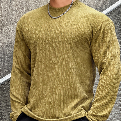 Pull Homme Casual Doux et Confortable pour Tous les Jours