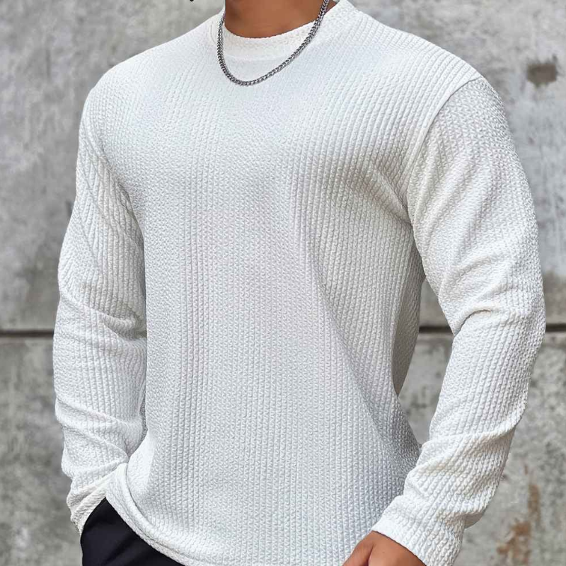 Pull Homme Casual Doux et Confortable pour Tous les Jours