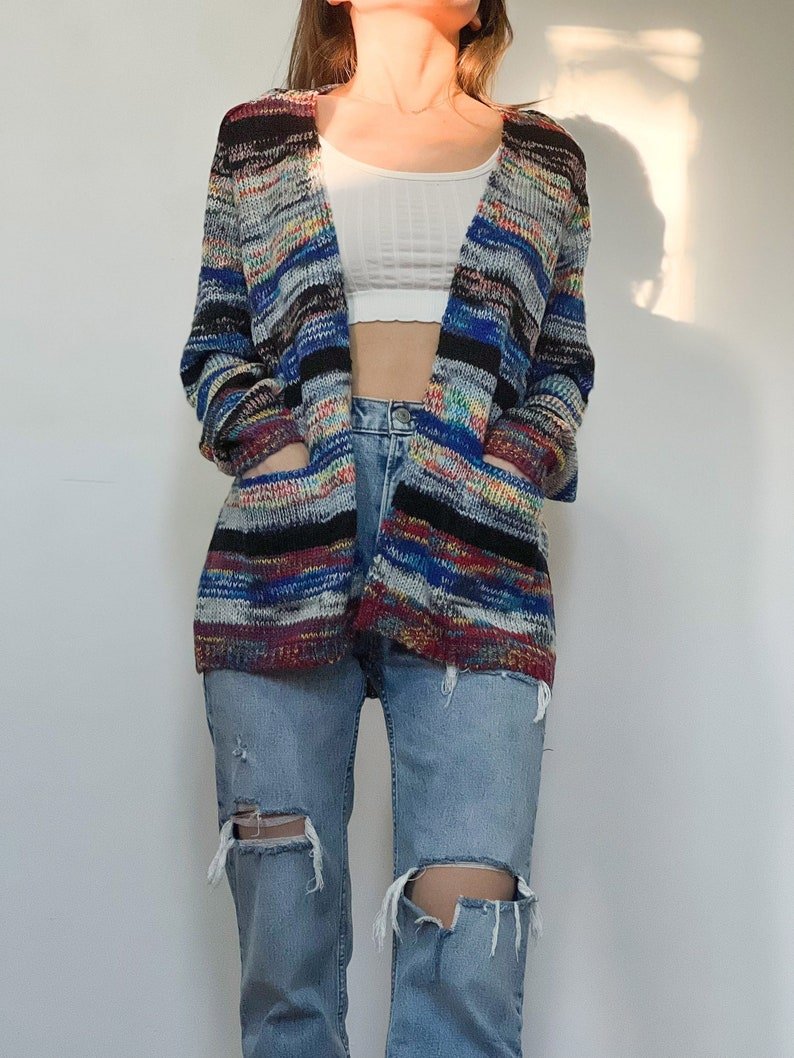 Veste Femme Rayée Élégante - Légère et Confortable Manches Longues