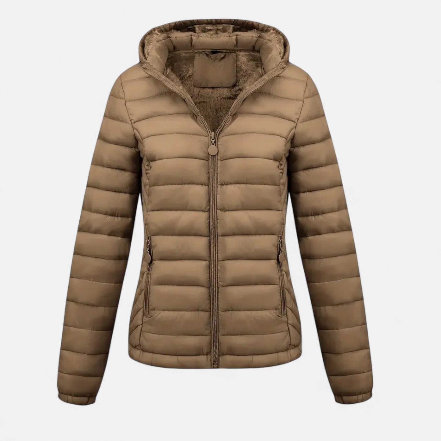 Veste Hiver Femme Doublée Noir Polaire