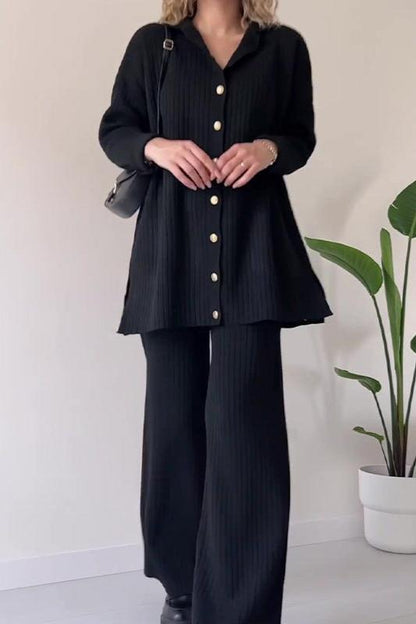 Ensemble Détente Chemise Classique et Pantalon Comfort