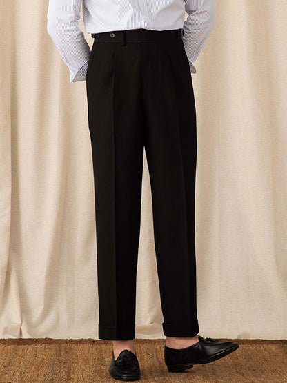 Pantalon Homme Détendu Style Classique
