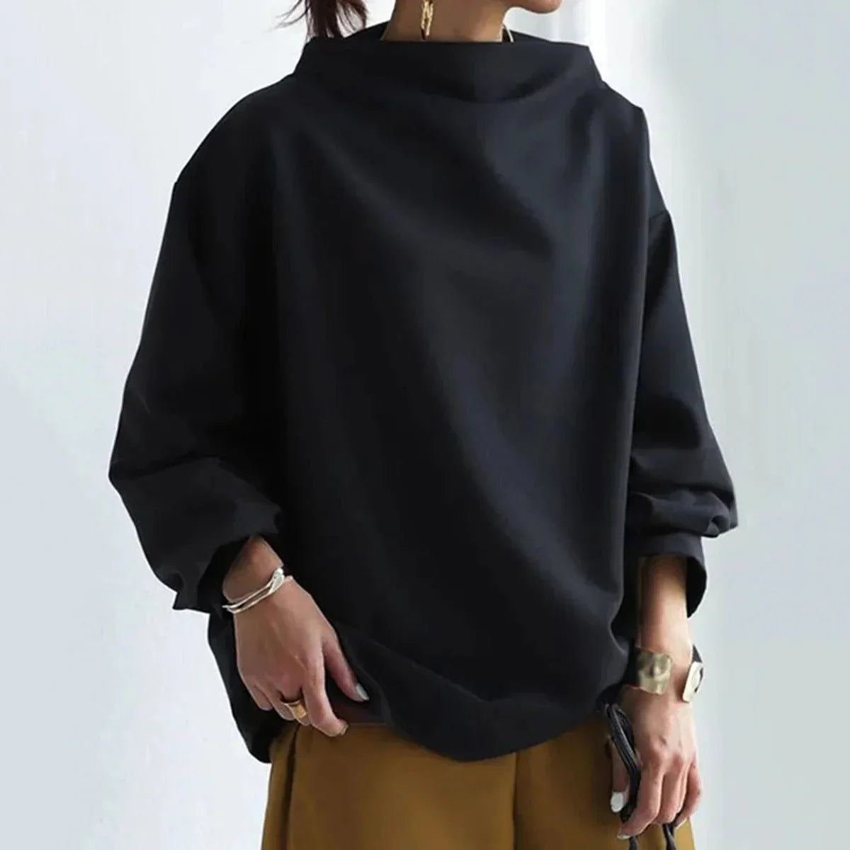 Pull Femme Col Roulé Douillet Hiver - luxestyle