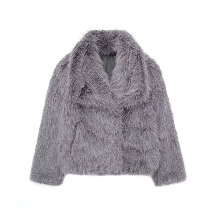 Veste en fausse fourrure douce et élégante - vue 5