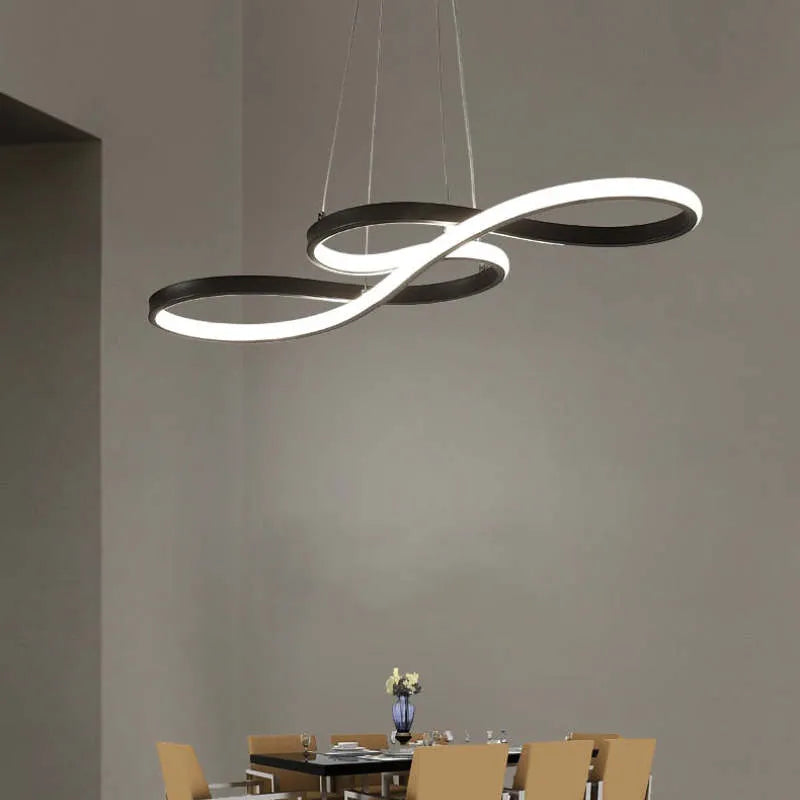 Lampe Suspendue Design Noir Élégant - PanierRoyale