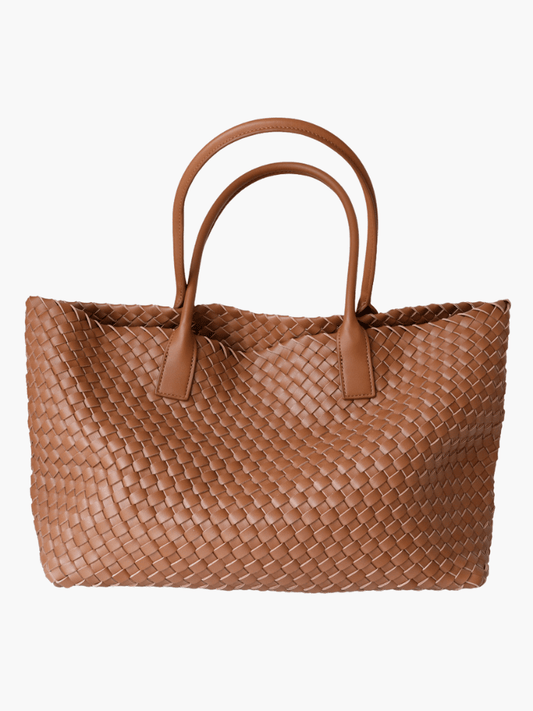 Sac à Main Luxe en Cuir Brun Caramélisé - BerlinGlamour