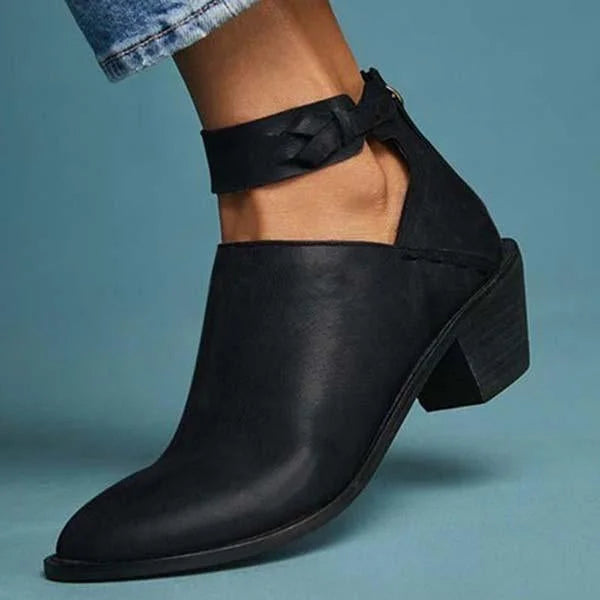 Bottines Femmes à Talons Hauts Élégantes et Confortables