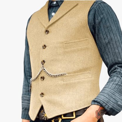 Gilet Classique Femme Élégant avec Poches