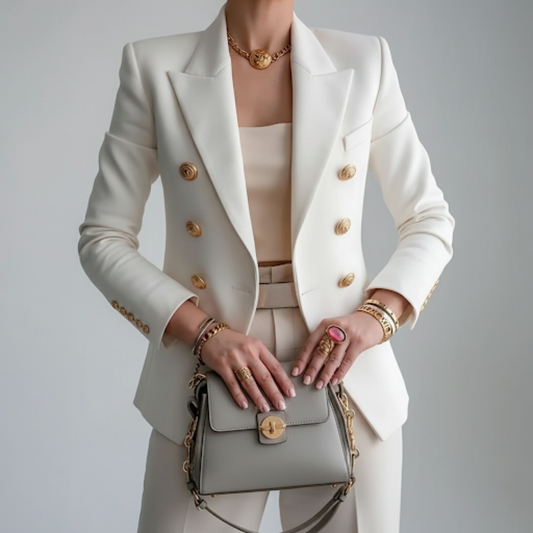 Blazer Femme Tailleur Moderne Élégant Chic - BerlinGlamour