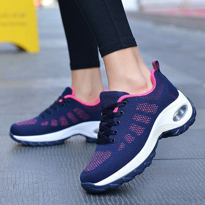 Baskets Femmes Confortables Bleu Marine - PanierRoyale