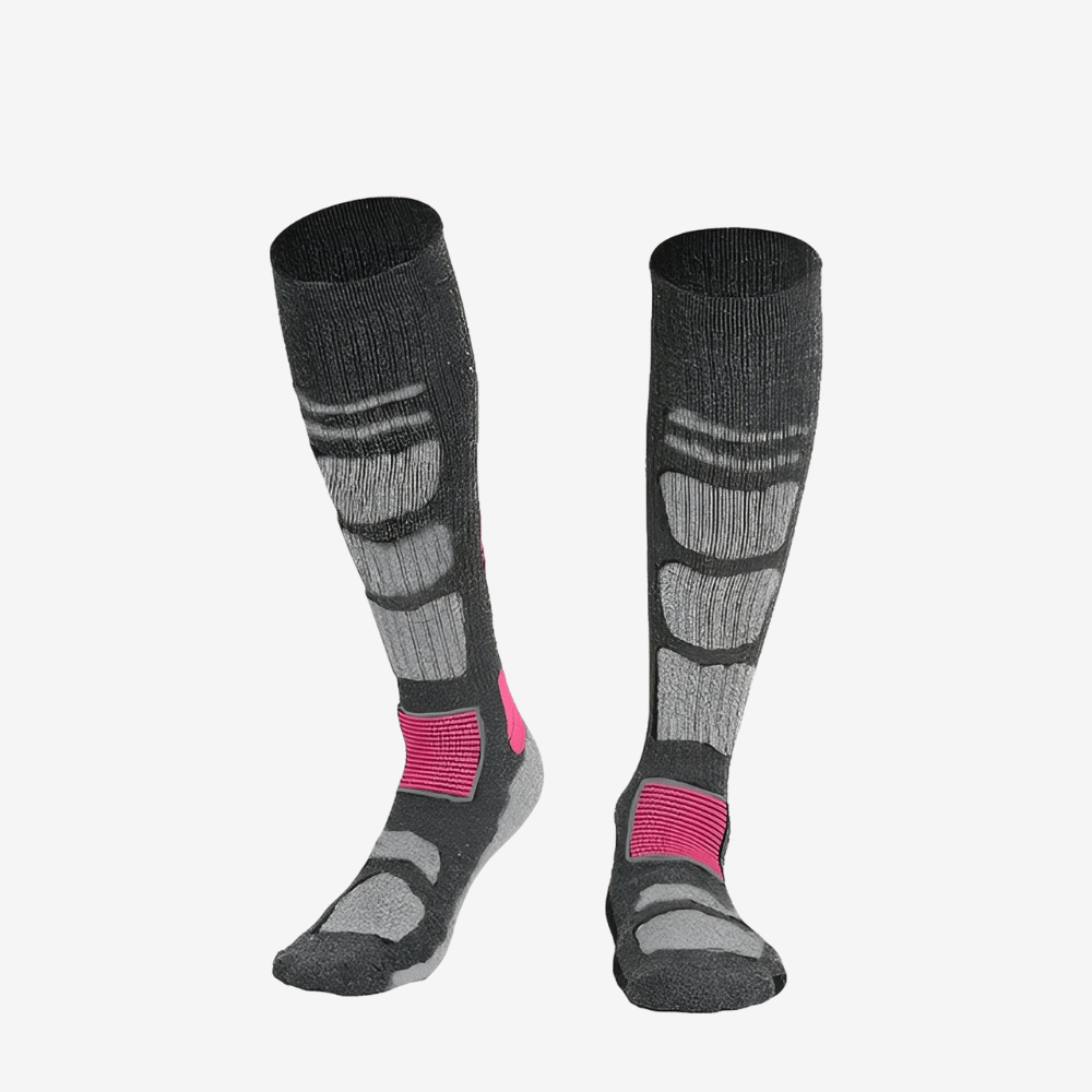 Chaussettes de randonnée laine merino respirantes et chaudes