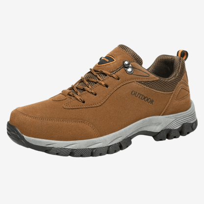 Bottines de marche étanches en cuir noble pour homme