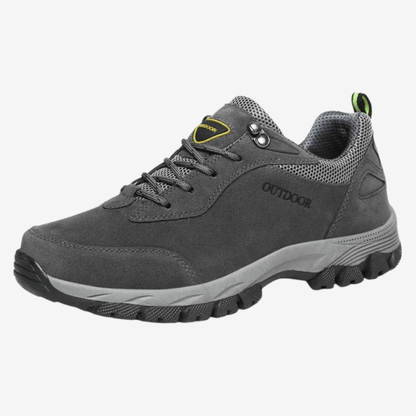 Bottines de marche étanches en cuir noble pour homme