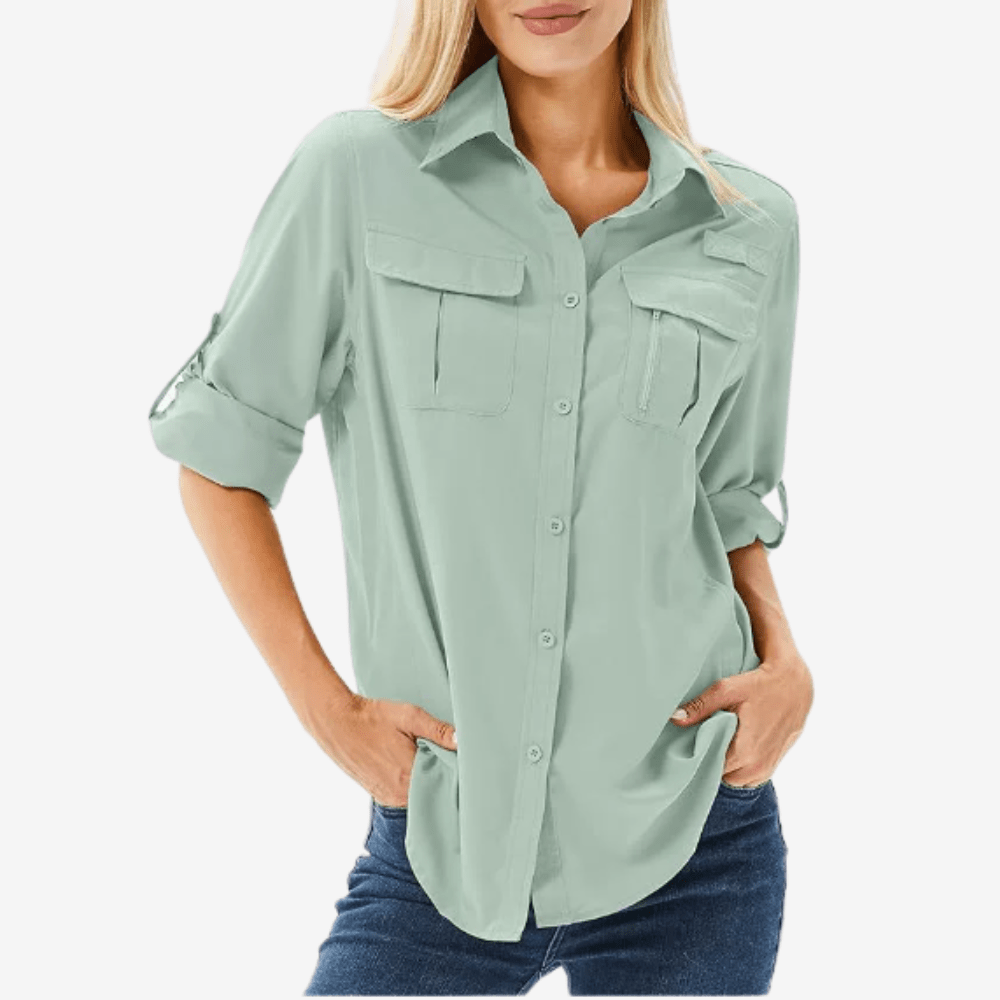 Chemise de randonnée feminine légère à manches longues - PanierRoyale