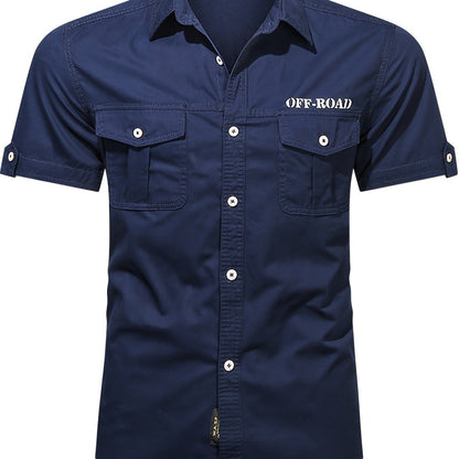 Chemise Homme Coton Léger à Poches