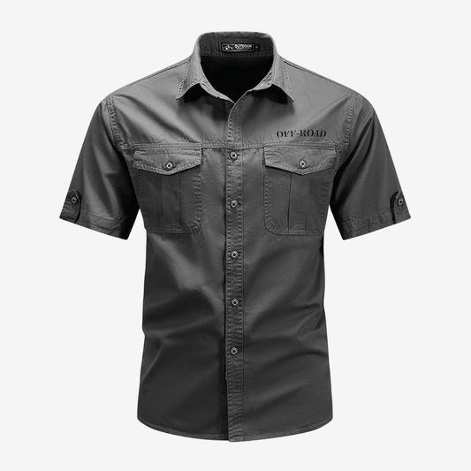 Chemise Coton Homme Respirant avec Poches - PanierRoyale
