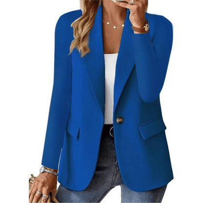 Blazer Femme Élégant Manches Longues