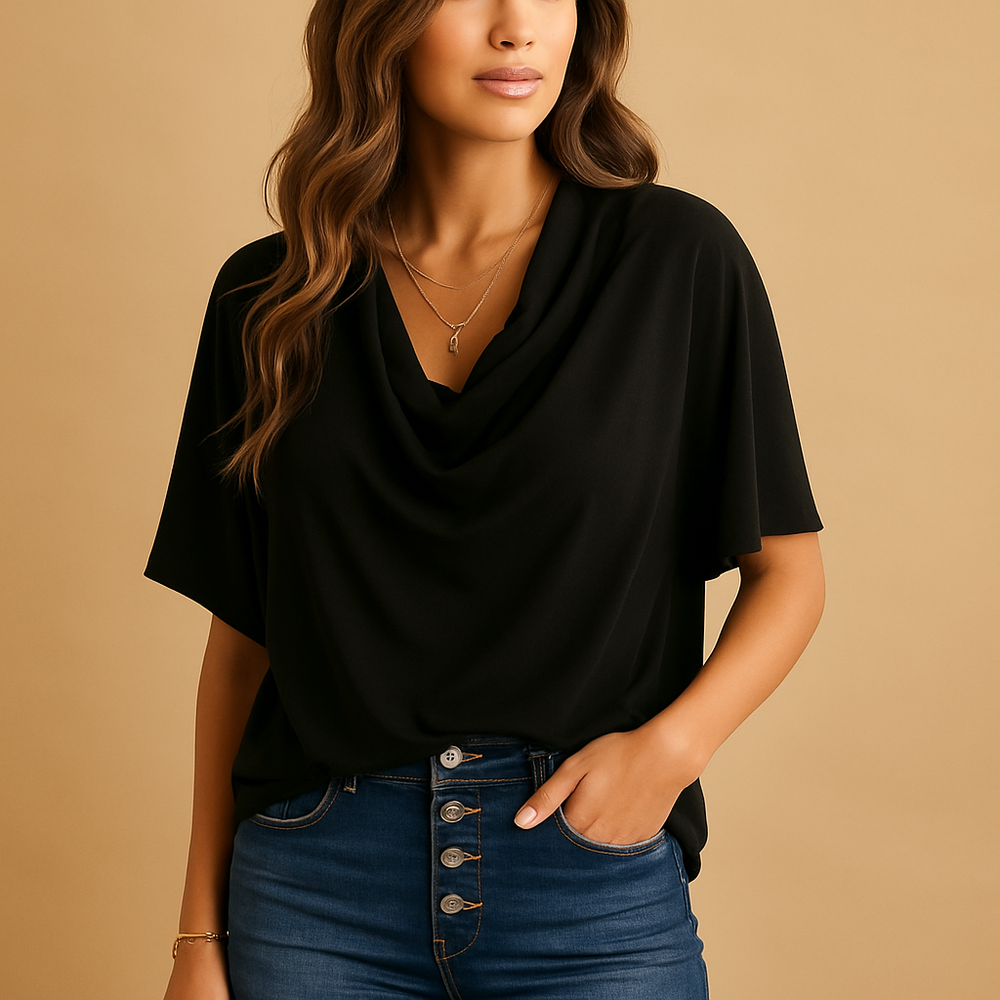Chemisier Femme Manches Longues Taille Droite - PanierRoyale