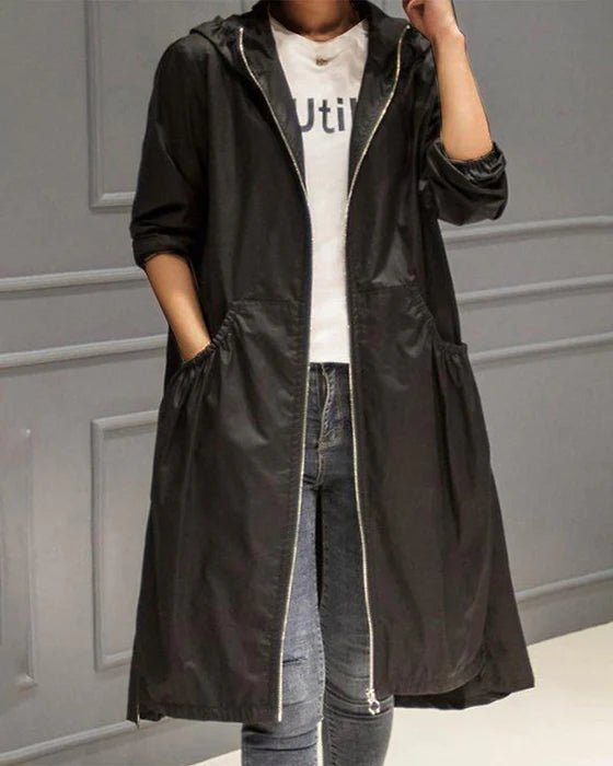 Imperméable Femme Classique avec Poche