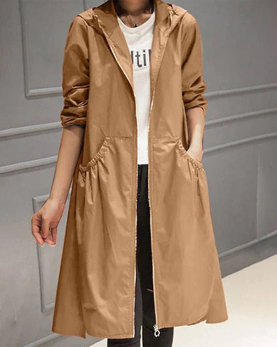 Imperméable Femme Classique avec Poche
