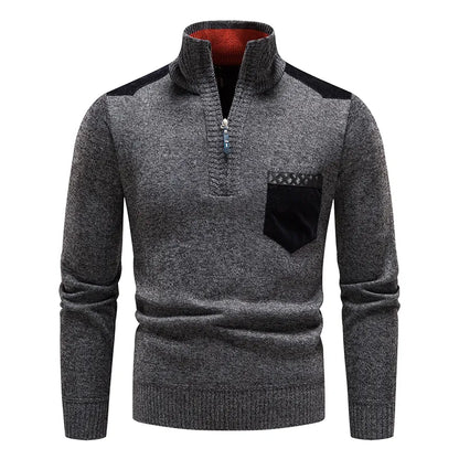 Pull Col Montant Homme Printemps Léger et Décontracté