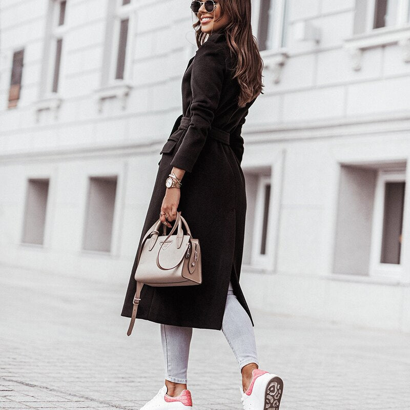 Manteau Femme Long Streetwear Tendance