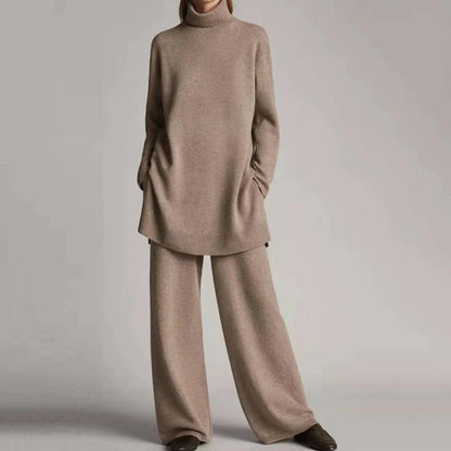 Pull Cachemire Femme Élégant avec Col Rond