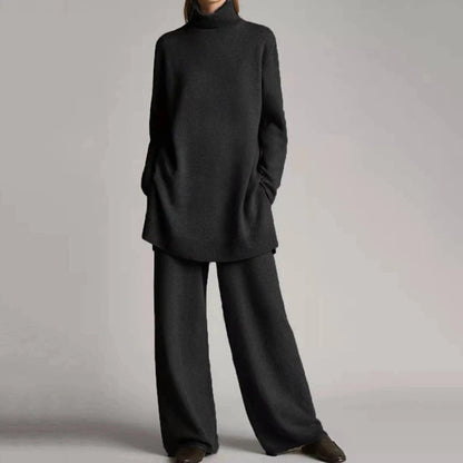 Pull Cachemire Femme Élégant avec Col Rond