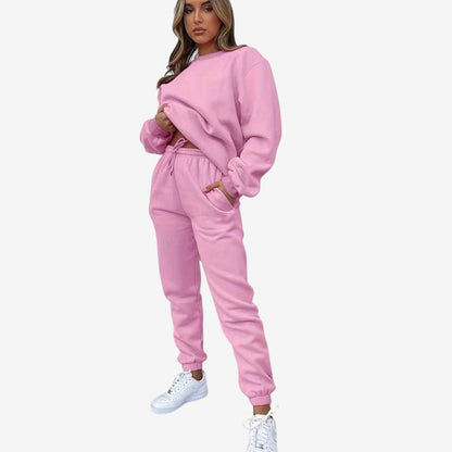 Ensemble Deux Pièces Femme Manches Longues et Pantalon Élastiqué - PanierRoyale