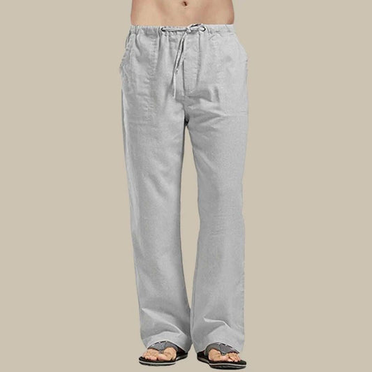 Pantalon Femme Linéaire Confort Élastique pour Été - PanierRoyale