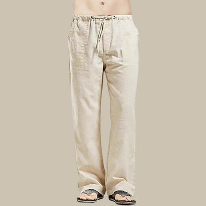 Pantalon Femme Linéaire Confort Élastique pour Été