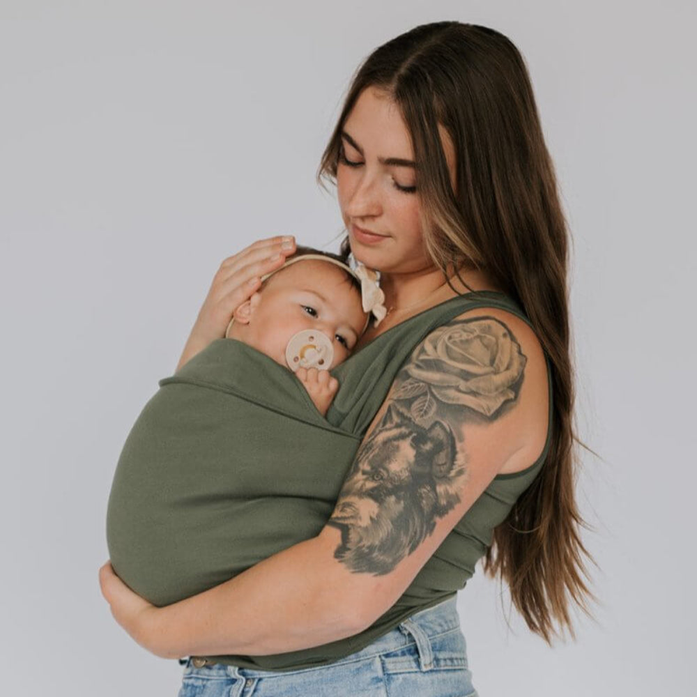 Écharpe de Portage Bébé Confortable et Sûre pour Enfant