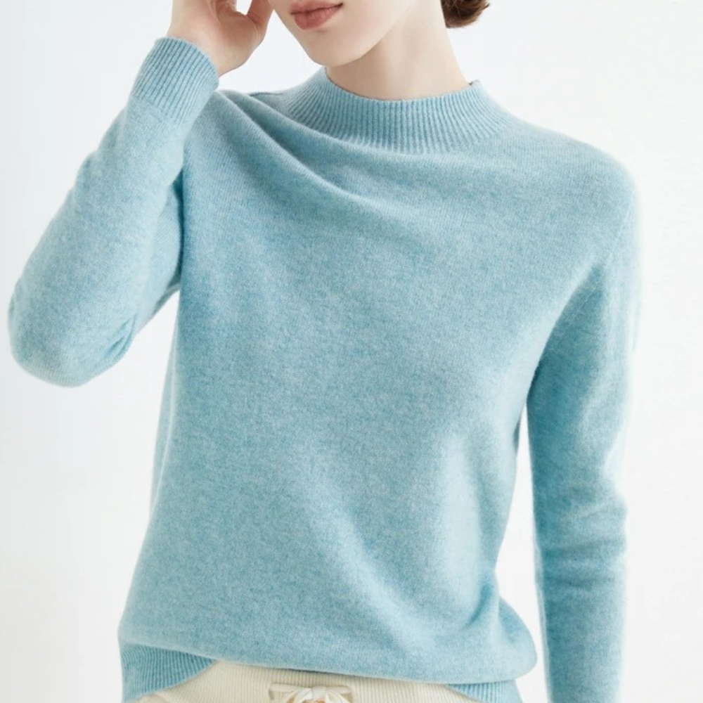 Pull Femme en Laine Mérinos Douce et Chaude