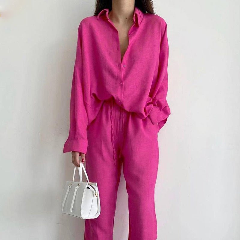 Robe Été Femme Décontractée - Ensemble Deux Pièces en Lin Léger et Confortable