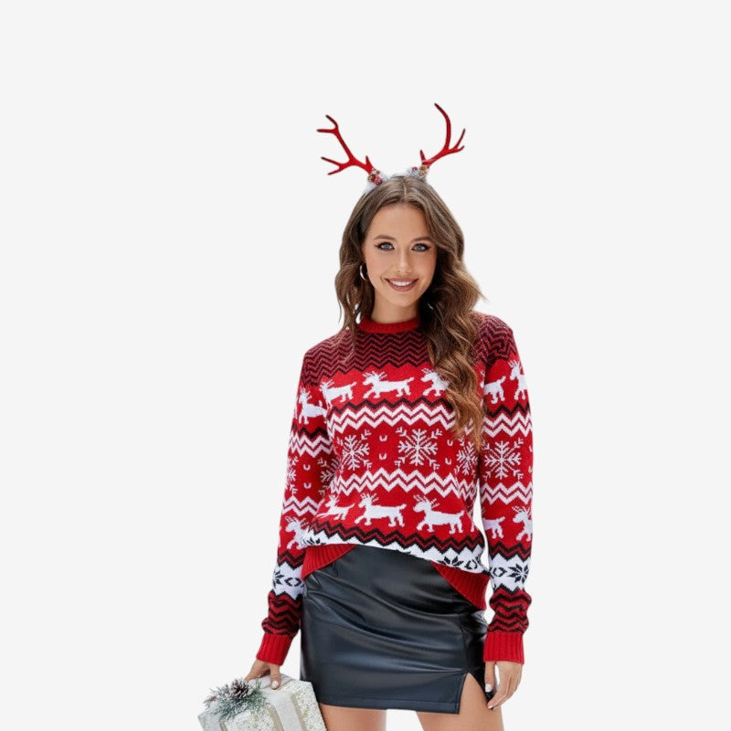 Pull Hiver Chic à Manches Longues pour Femme
