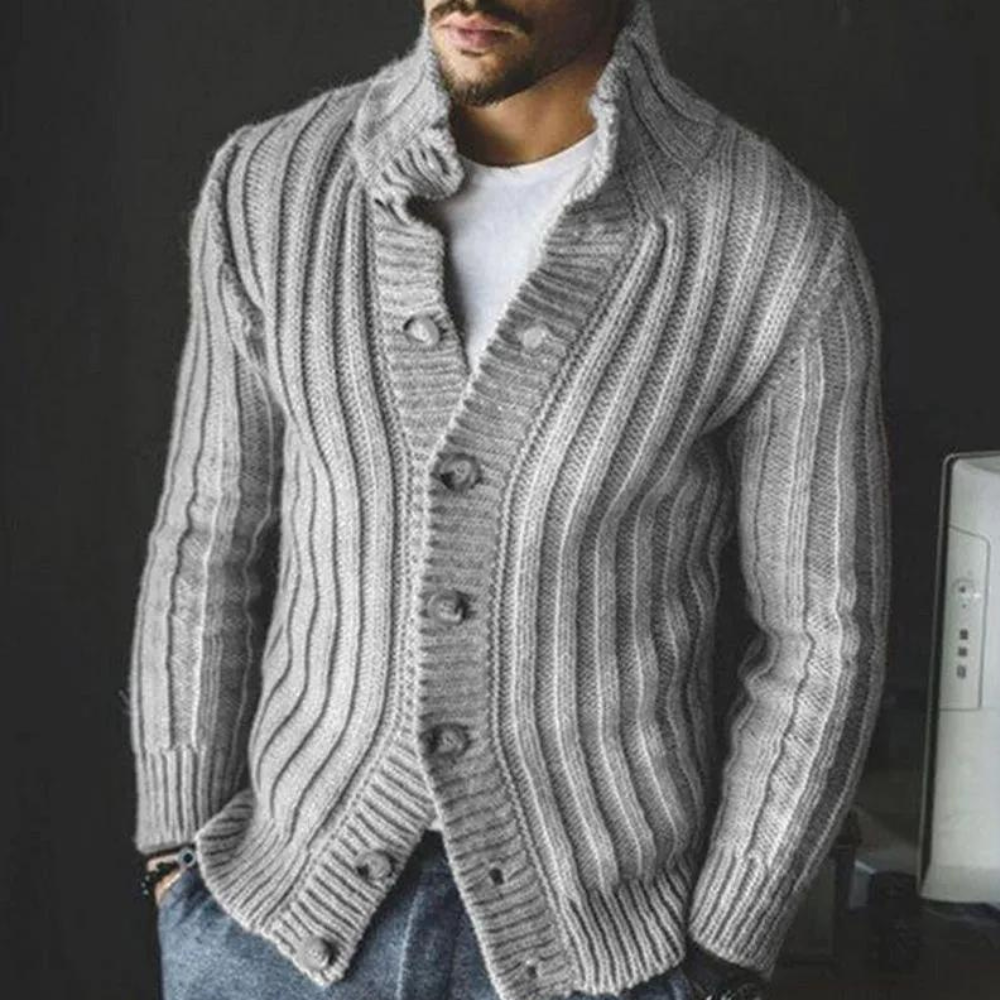 ETHAN - Cardigan d'Hiver Tricoté pour Hommes
