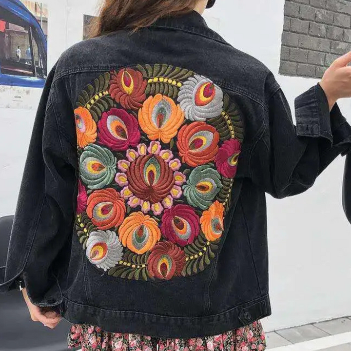 Veste en Denim Decorée - vue 8