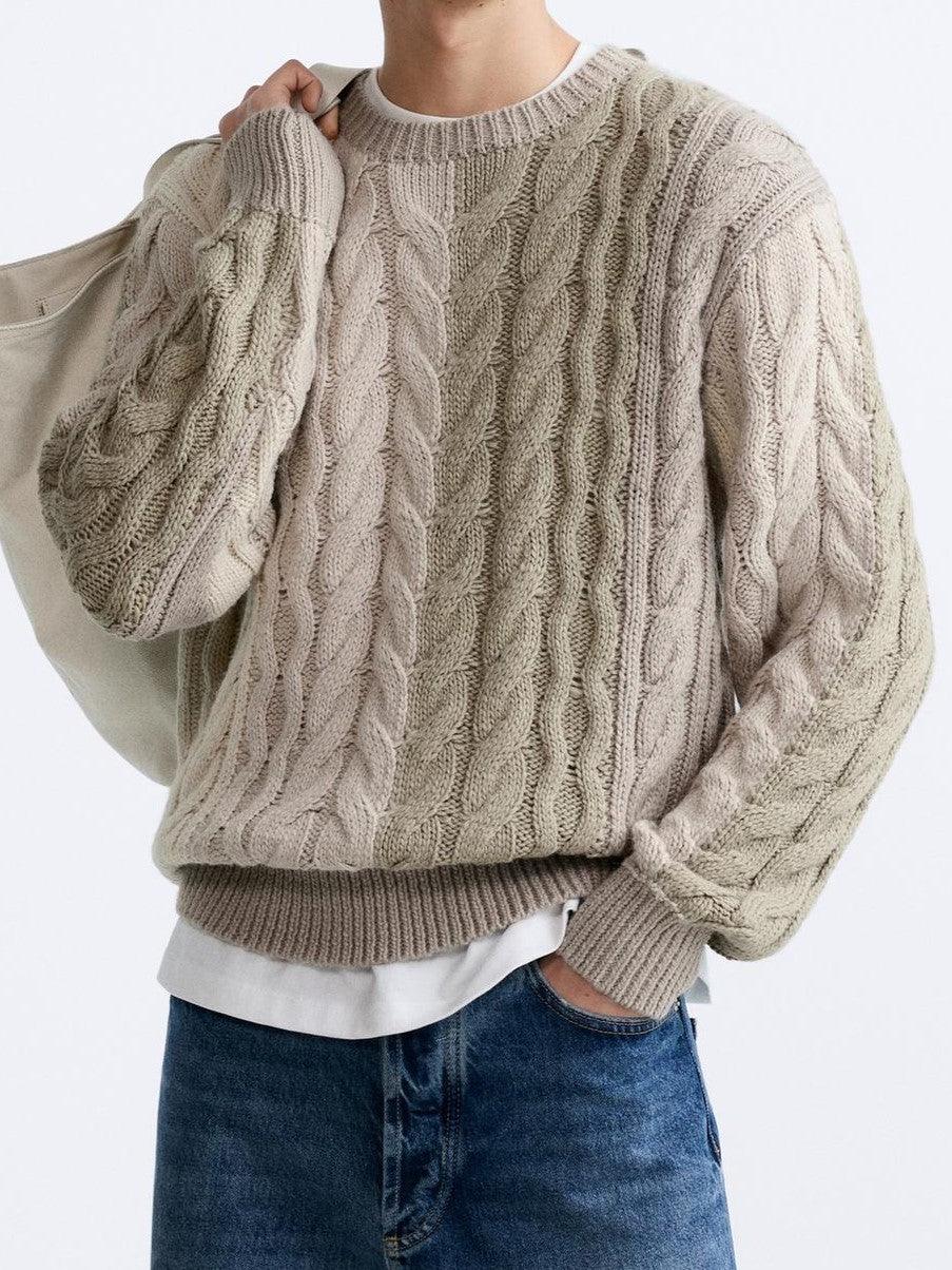 Pull en maille à pompons, classique et élégant