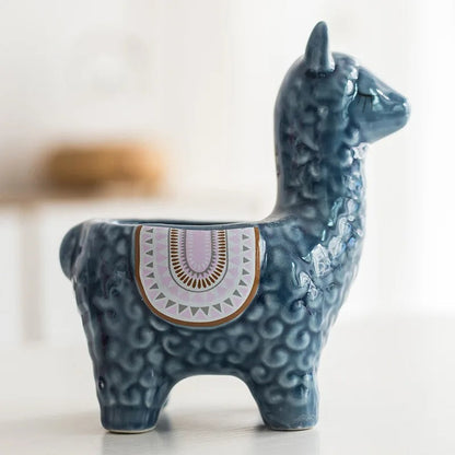 Pot de fleurs en céramique animal modèle élégant