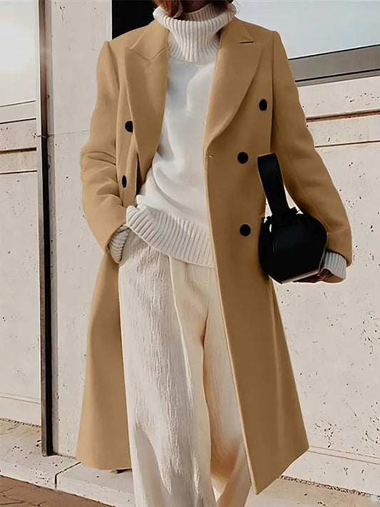 Manteau Femme Chic en Cachemire avec Capuchon - PanierRoyale