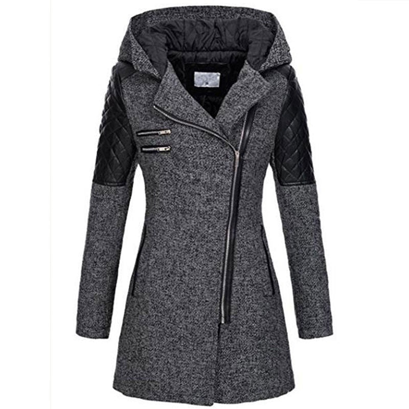 Manteau Été ? Non, c'est un manteau hiver, on garde hiver : Manteau Hiver Élégant avec Capuchon