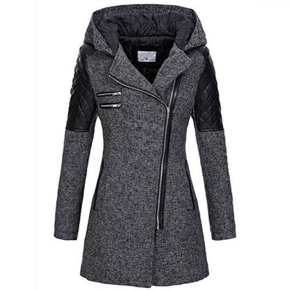Manteau Été ? Non, c'est un manteau hiver, on garde hiver : Manteau Hiver Élégant avec Capuchon