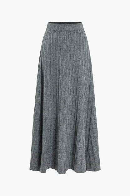 Robe Mi-Longue Élastique Plissée Féminine