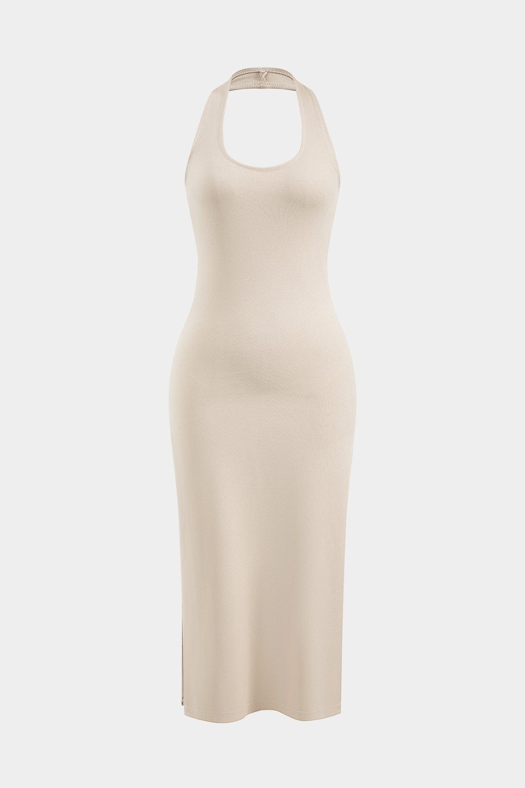 Robe Bodycon Mi-Longue avec Pull Capuche Assorti