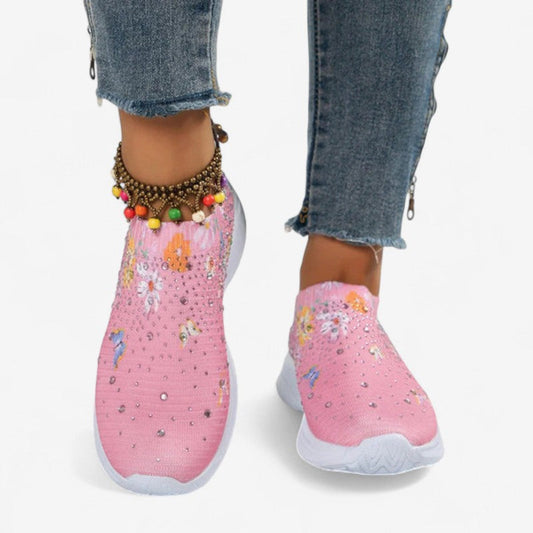 Baskets Femme Mode Printemps Floral - PanierRoyale