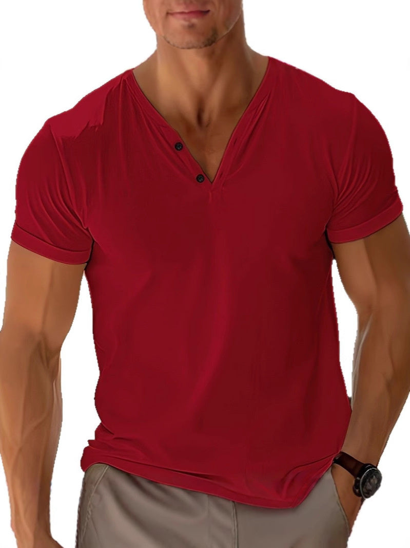 T-Shirt Homme Coton Respirant pour Été