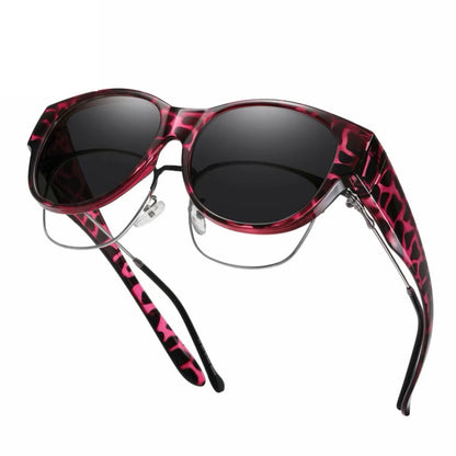 Lunettes de Soleil Femme Polarisées Protection UV400 Style Œil de Chat